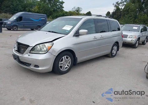 2007 Honda Odyssey Ex-L из США, поврежденный, VIN 5FNRL38767B138820